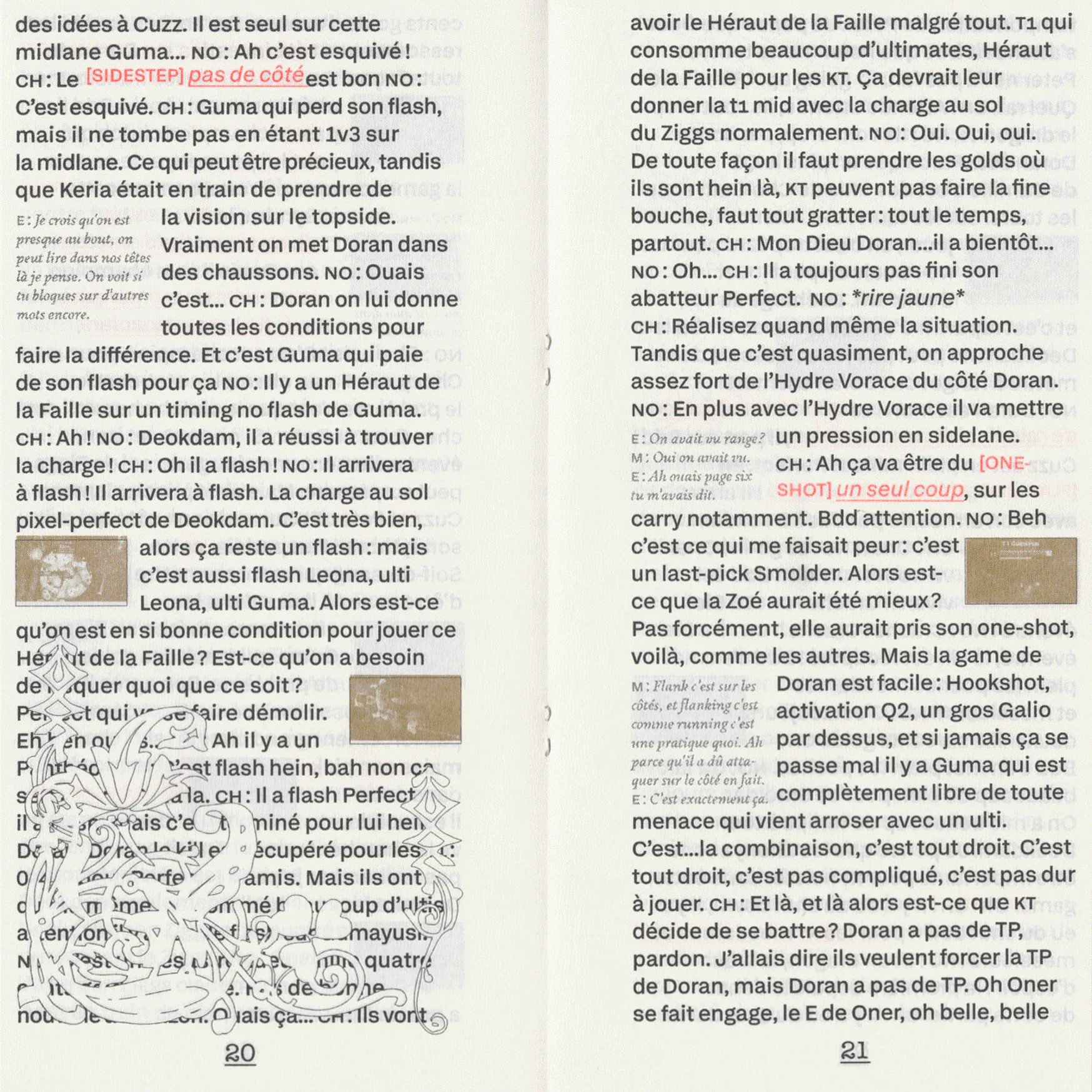 Glossaire mère-fils, double page 10