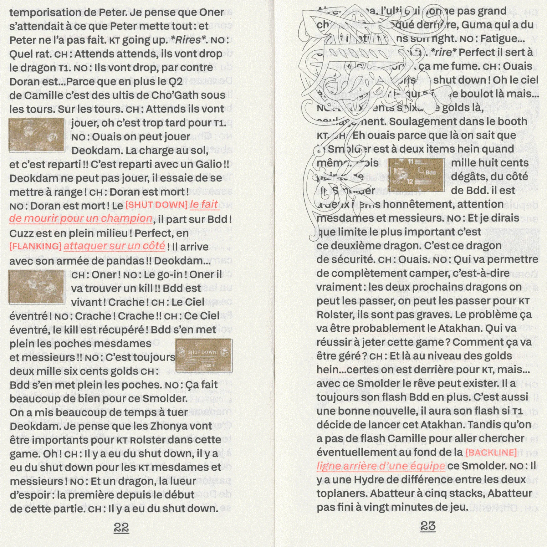 Glossaire mère-fils, double page 11