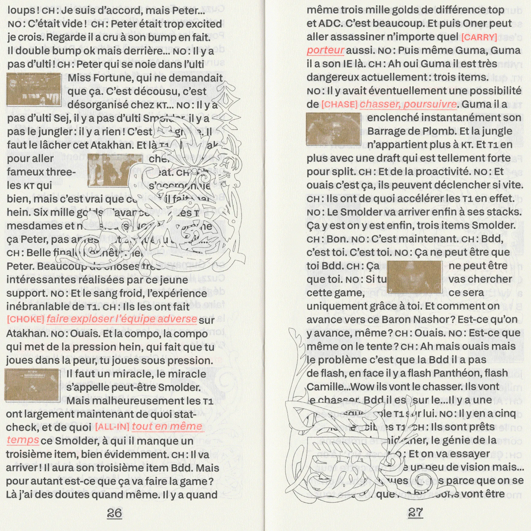 Glossaire mère-fils, double page 13