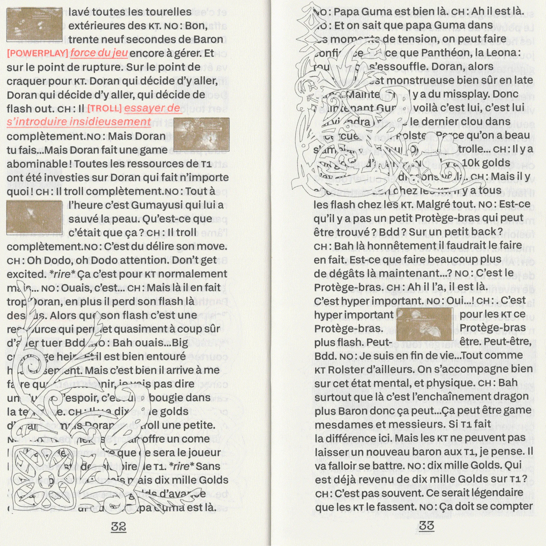 Glossaire mère-fils, double page 16