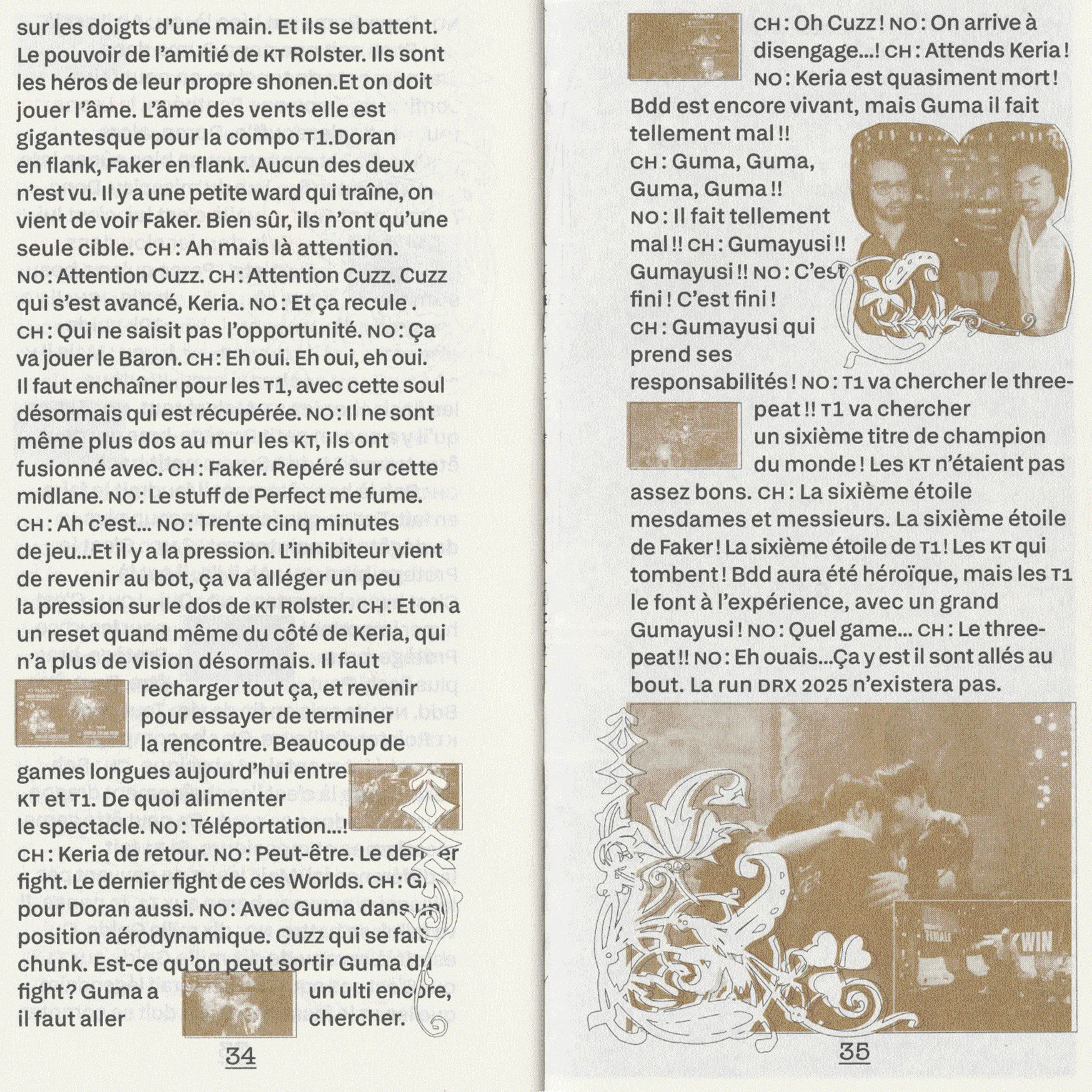 Glossaire mère-fils, double page 17