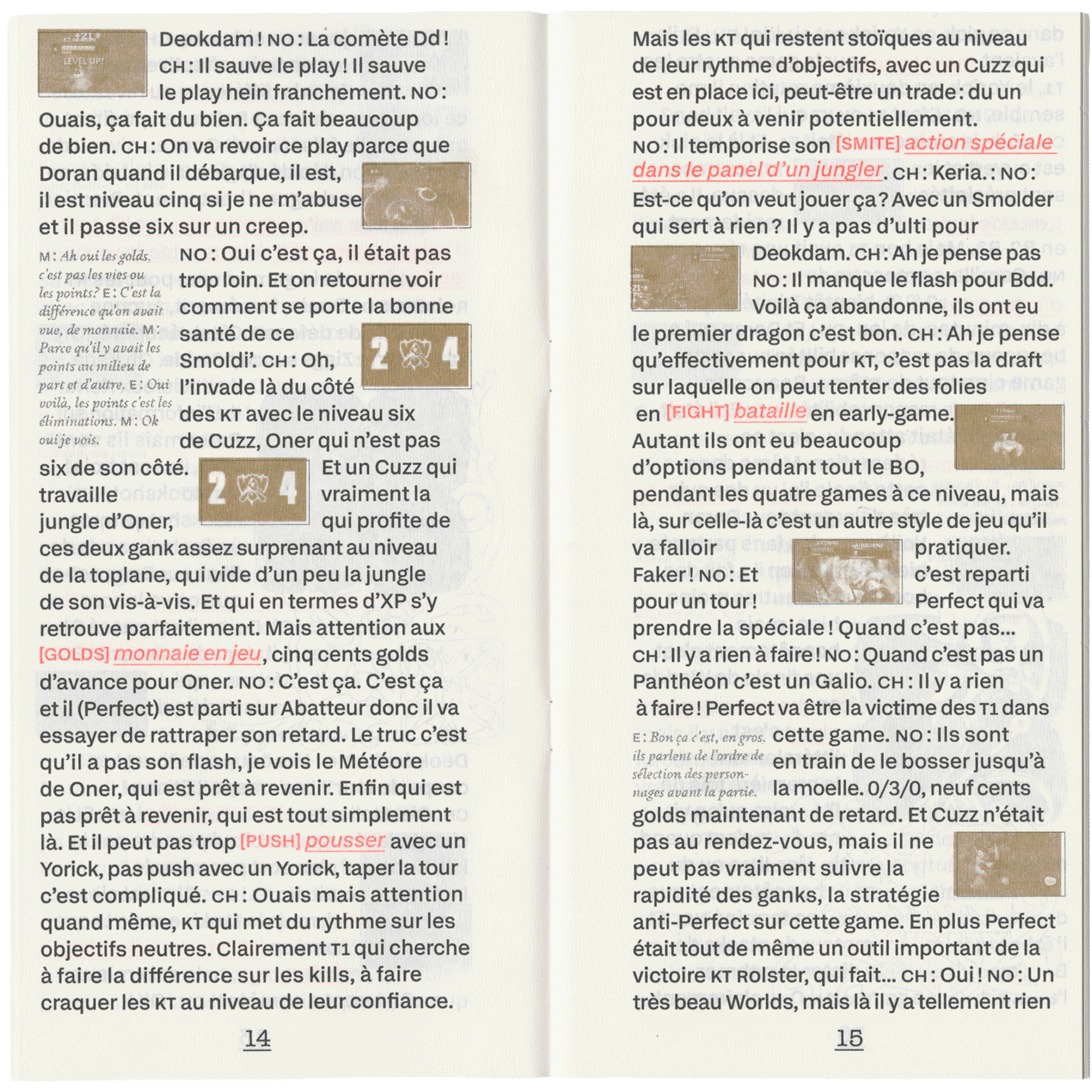 Glossaire mère-fils, double page 5