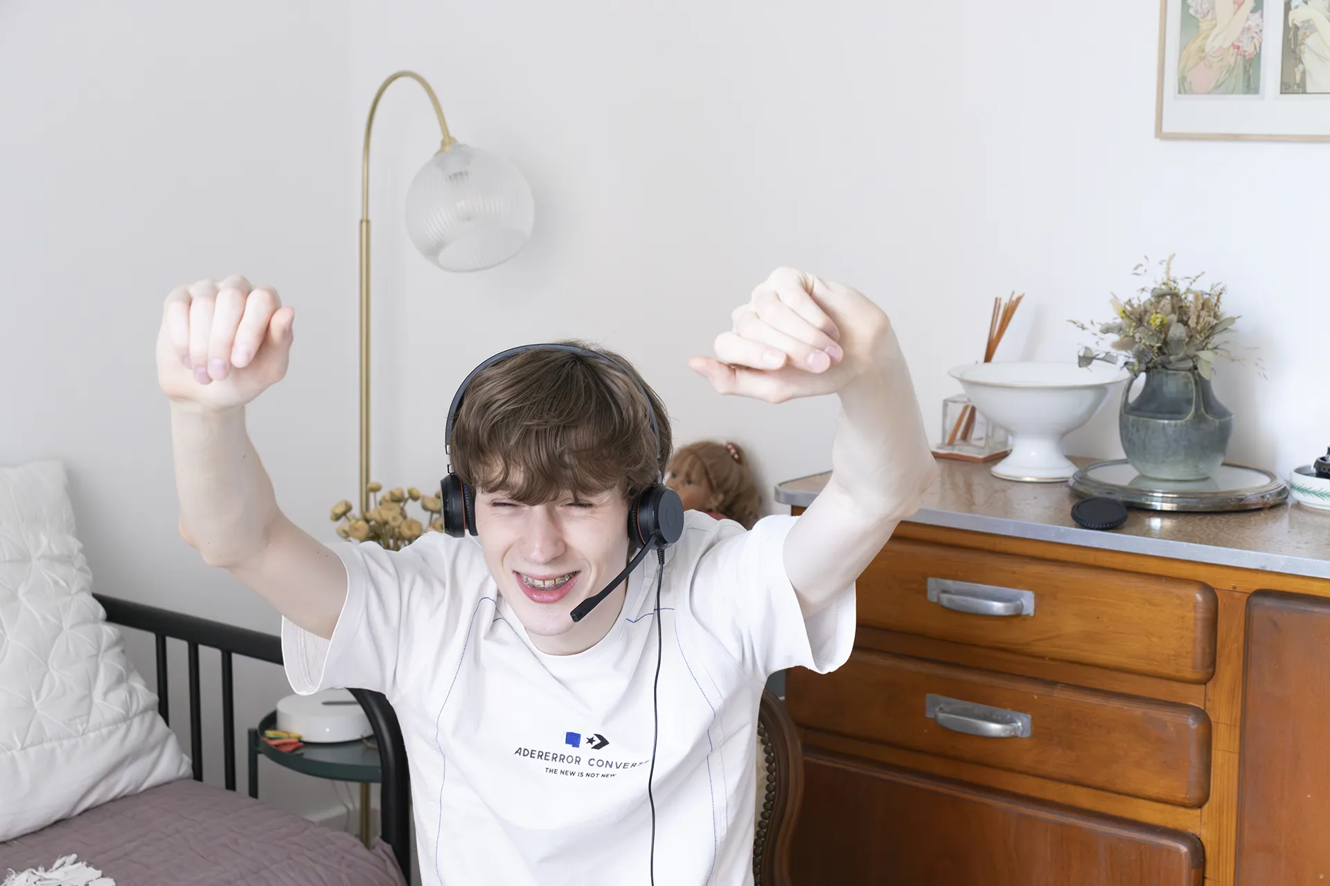 Emile vient de gagner sa lane (rare)