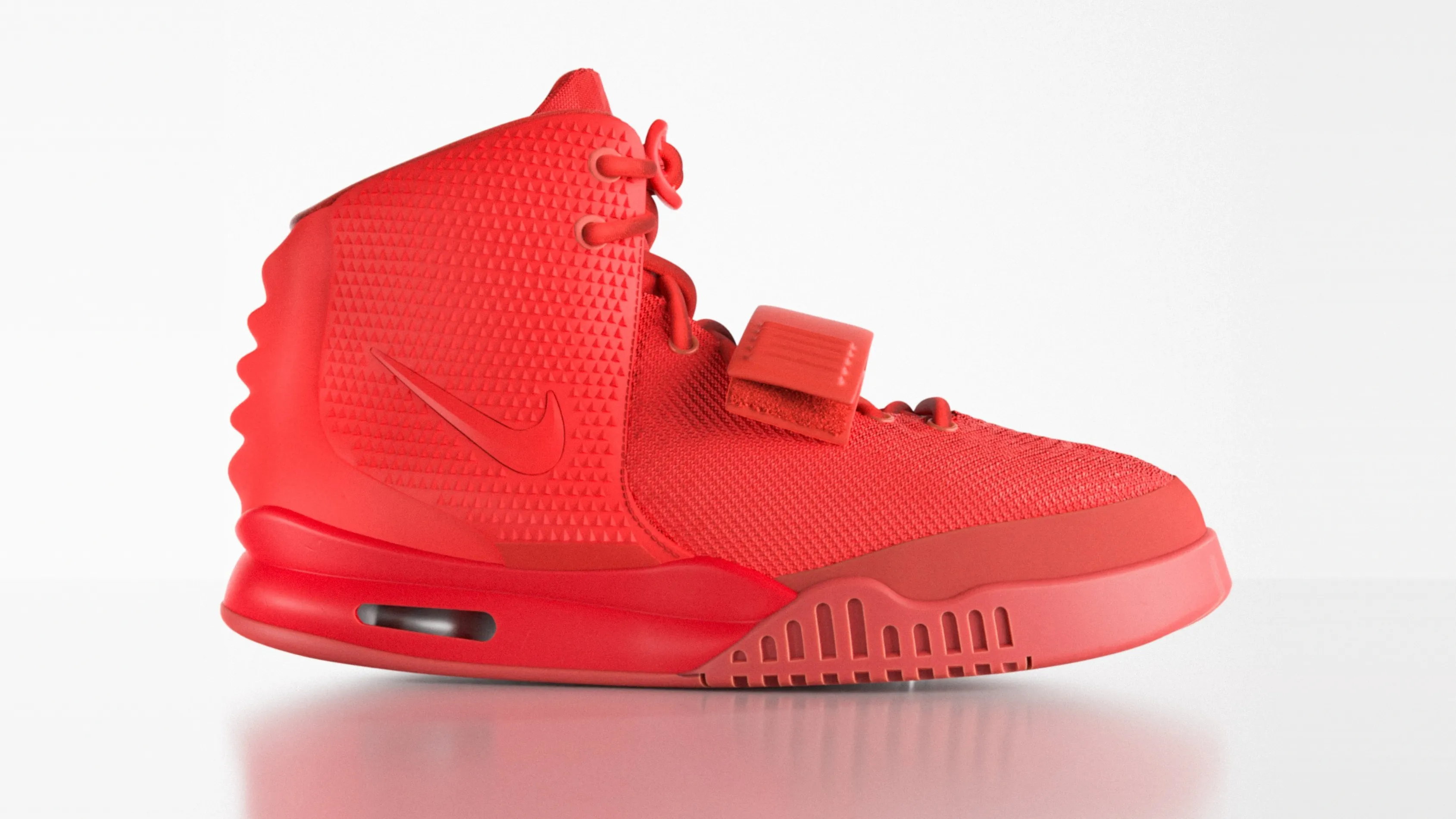 Rendu 3D de la Air Yeezy Nike 2, de profil